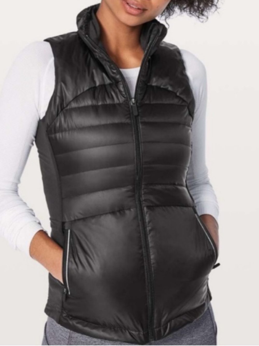 Lululemon Down For A Run Vest II in Black Women’s Size 8